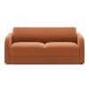 Doze Fabric Fold Out Sofa Bed, 2.5 Seater / Double, Ochre Orange