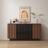 Nomae Wooden 4 Door Sideboard, 140cm