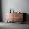 Arska Wooden 4 Door Sideboard, 150cm