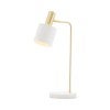 White / Brass