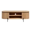 Mayfield Mango Wood 2 Door Oval TV Unit, 160cm