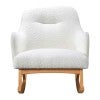 Mabel Boucle Fabric Rocking Chair