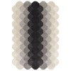Asiatic Hive Hand Tufted Designer Wool Rug, 160x230cm, Charcoal