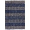 Asiatic Ives Xavier Hand Woven Designer Cotton & Jute Rug, 120x170cm, Navy