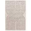 Asiatic Matrix Solsitice Hand Tufted Designer Wool Rug, 120x170cm, Ivory