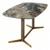 Axerio Marble & Wenge Wood Dining Table, 220cm