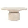 Denison Mango Wood Round Coffee Table, 90cm
