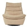 Lusitano Leather Recliner Rocking Chair, Cream Leather