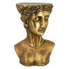 Aurela Magnesia Bust Sculpture Side Table