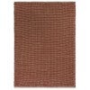 Brink & Campman Frame Reversible Hand Woven Designer Wool & Jute Rug, 140X200cm, Brick