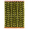 Orla Kiely Solid Stem Hand Tufted Indoor / Outdoor Designer Modern Rug, 140x200cm, Seagrass