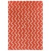Scion Ribbon Hand Tufted Designer Wool Rug, 120x180cm, Coral
