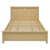 Safi Wooden Bed, Queen, Natural