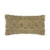 Bambury Glenelg Cotton Loop Lumbar Cushion, Flax