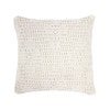 Bambury Callista Cotton Crochet Scatter Cushion, Ivory