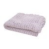 Bambury Callista Cotton Crochet Throw, 130x180cm, Lilac