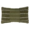 Bambury Queenie Cotton Lumbar Cushion, Olive