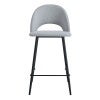 Light Grey Fabric / Black