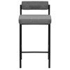 Grey Fabric / Black