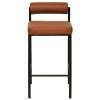 Tan Faux Leather / Black