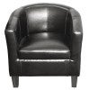 Black PU Leather