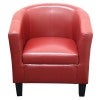 Red PU Leather