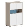 Light Oak / White / Blue