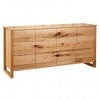 Velrosa Mountain Ash Timber 4 Door Buffet Table, 184cm