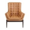 Alouria Full Top Grain Leather Armchair, Tan