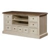 Cornwall Reclaimed Timber 9 Drawer TV Unit, 120cm