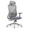 Longston Mesh Fabric High Back Ergonomic Office Chair with Headrest, Grey