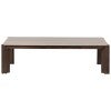 Jasper Mango Wood Coffee Table, Marble Top, 140cm