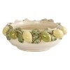 Blanca Lemon Ceramic Bowl, Green / Yellow