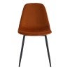 Rust Velvet Fabric / Black
