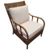 Norven Rattan Armchair, Brown
