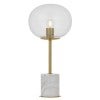Dimas Marble & Glass Table Lamp