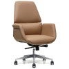 Relix Premium Leather Mid Back Office Chair