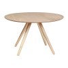 Coco Wooden Round Dining Table, 120cm, Natural