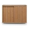 Kitayama Wooden Sliding Door Sideboard, 100cm, Natural
