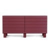 Manveer Wooden 2 Door Sideboard, 150cm, Red