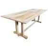 Filey Recycled Elm Timber Trestle Dining Table, 240cm