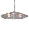 Melville Brass Pendant Light, Large, Antique Silver 
