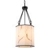 Stone Flower Resin & Iron Pendant Light