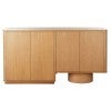Grand Designs Colton Oak Timber 4 Door Buffet Table, 169cm