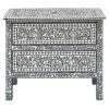 Mosta Mother Of Pearl Inlaid 2 Drawer Chest