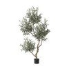 Forestia Potted Artificial Olive Tree without Fruit, 190cm