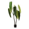 Forestia Potted Real Touch Artificial Anthurium Veitchii Plant, 180cm