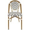 Grey White Chevron