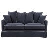 Navy with White Piping