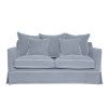 Grey with White Piping